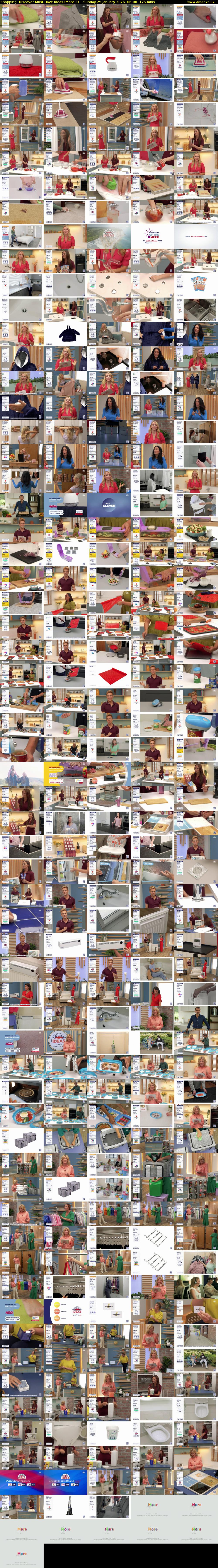 Shopping: Discover Must Have Ideas (More 4) Sunday 25 January 2026 06:00 - 08:55