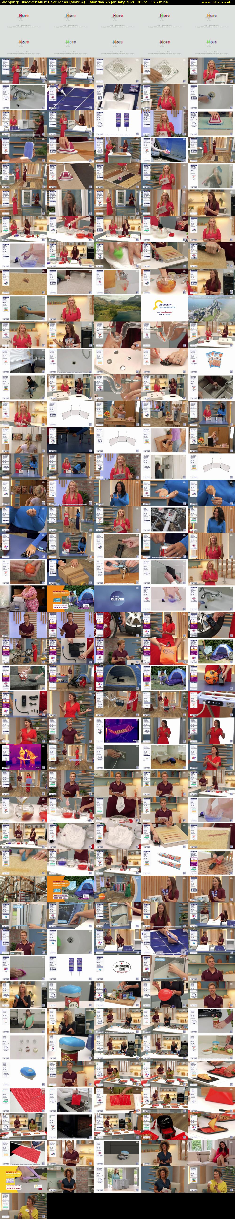 Shopping: Discover Must Have Ideas (More 4) Monday 26 January 2026 03:55 - 06:00