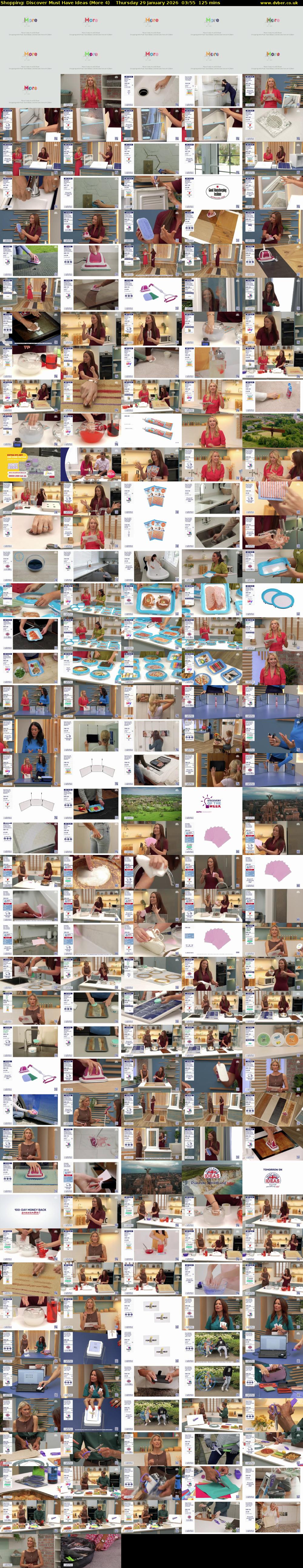 Shopping: Discover Must Have Ideas (More 4) Thursday 29 January 2026 03:55 - 06:00