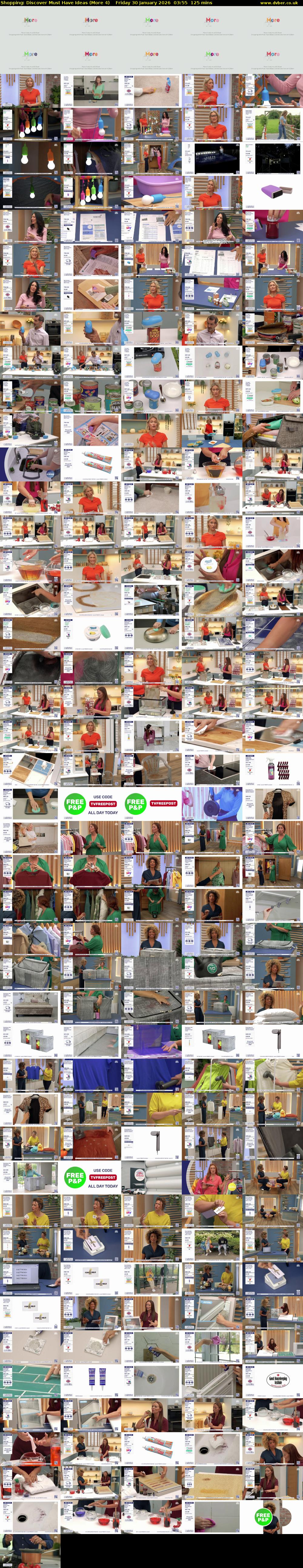 Shopping: Discover Must Have Ideas (More 4) Friday 30 January 2026 03:55 - 06:00