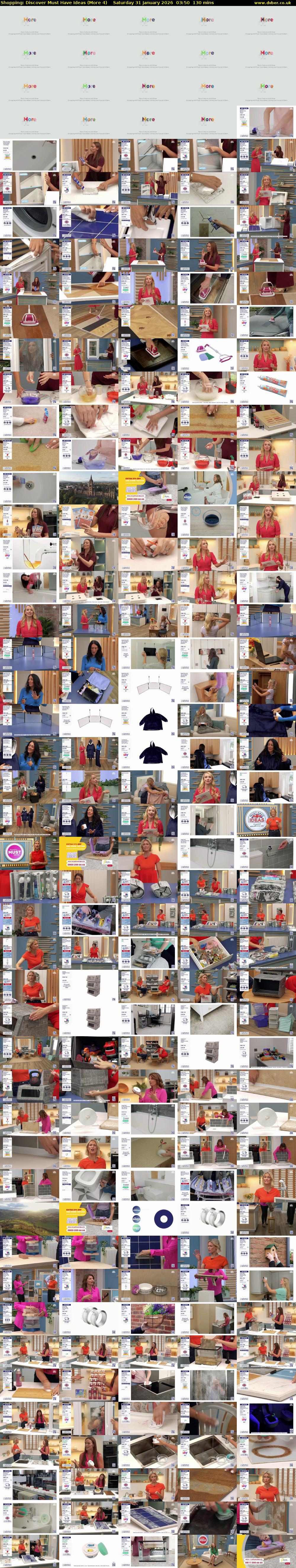 Shopping: Discover Must Have Ideas (More 4) Saturday 31 January 2026 03:50 - 06:00