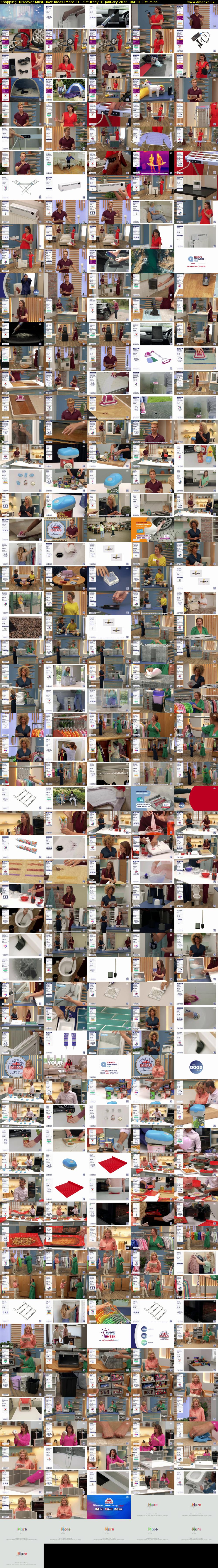 Shopping: Discover Must Have Ideas (More 4) Saturday 31 January 2026 06:00 - 08:55