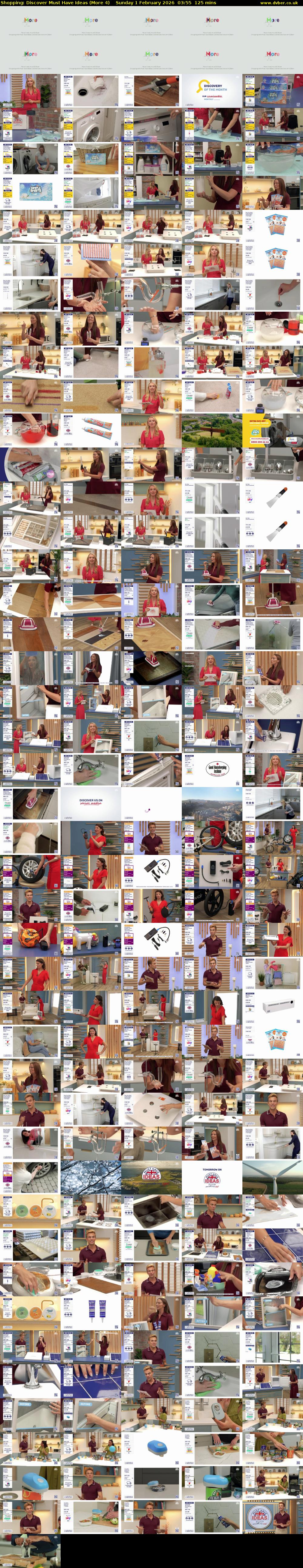 Shopping: Discover Must Have Ideas (More 4) Sunday 1 February 2026 03:55 - 06:00