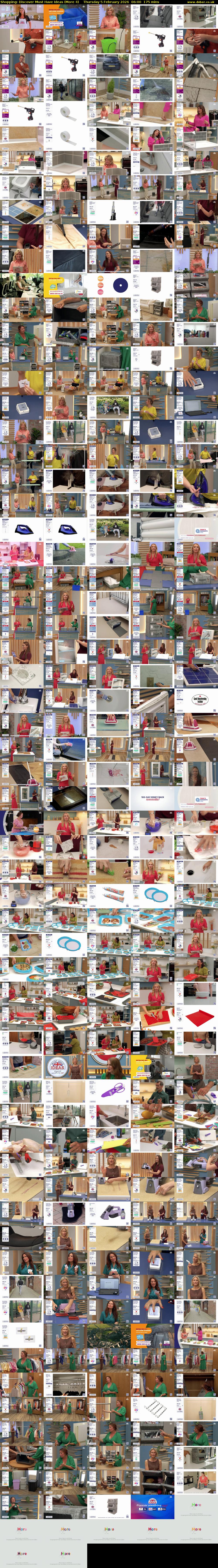 Shopping: Discover Must Have Ideas (More 4) Thursday 5 February 2026 06:00 - 08:55