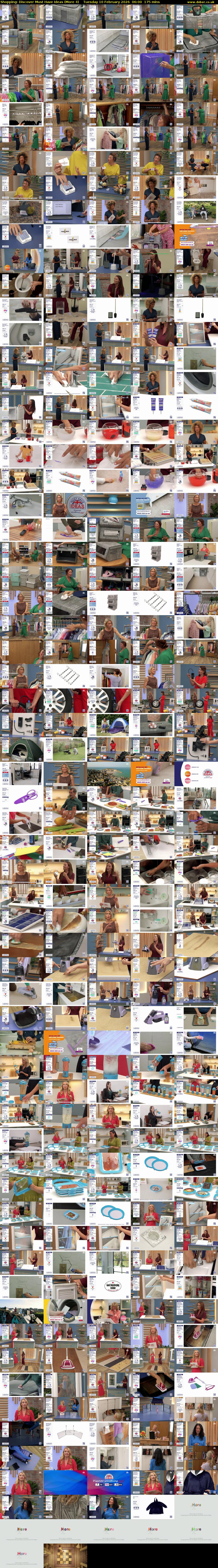 Shopping: Discover Must Have Ideas (More 4) Tuesday 10 February 2026 06:00 - 08:55