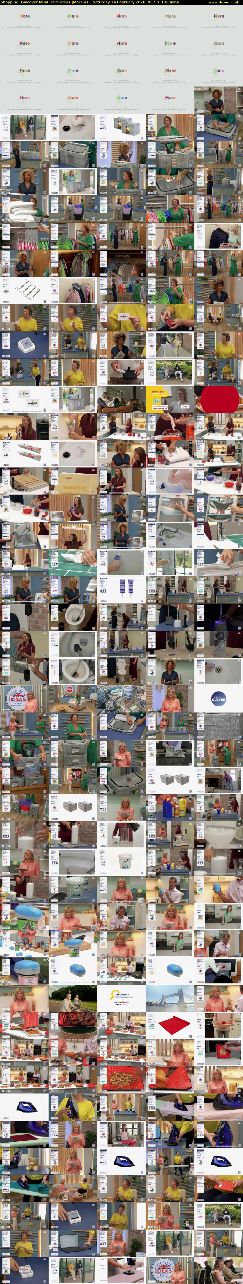 Shopping: Discover Must Have Ideas (More 4) Saturday 14 February 2026 03:50 - 06:00