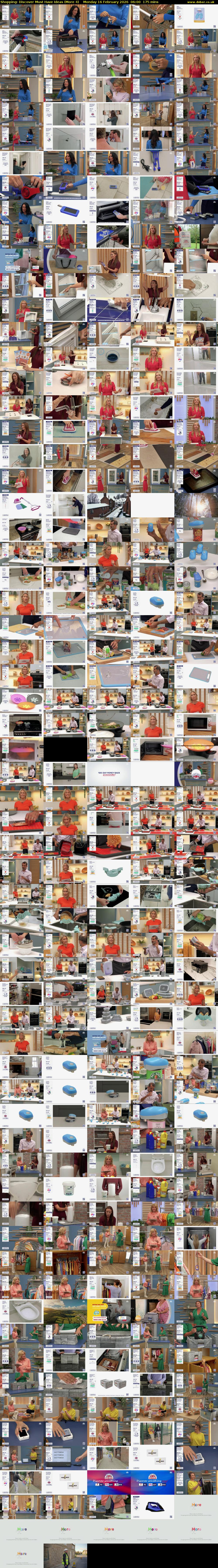 Shopping: Discover Must Have Ideas (More 4) Monday 16 February 2026 06:00 - 08:55