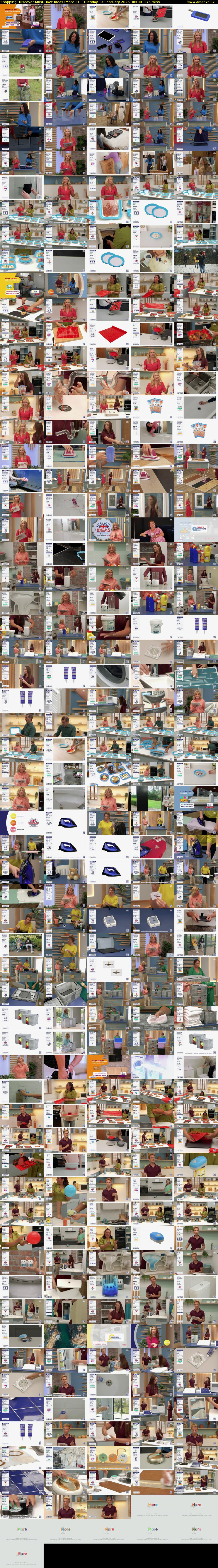 Shopping: Discover Must Have Ideas (More 4) Tuesday 17 February 2026 06:00 - 08:55