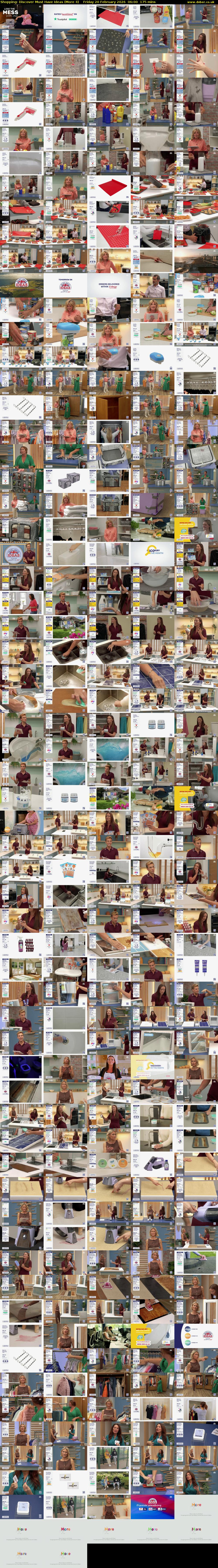 Shopping: Discover Must Have Ideas (More 4) Friday 20 February 2026 06:00 - 08:55