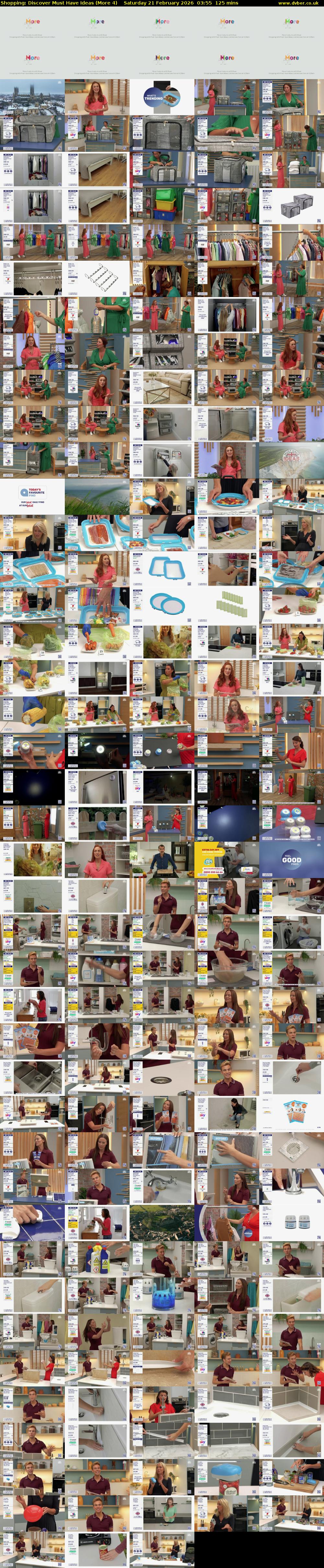 Shopping: Discover Must Have Ideas (More 4) Saturday 21 February 2026 03:55 - 06:00