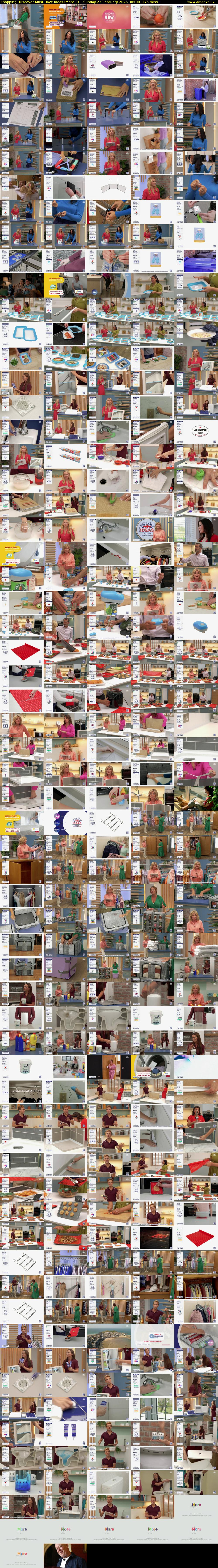 Shopping: Discover Must Have Ideas (More 4) Sunday 22 February 2026 06:00 - 08:55
