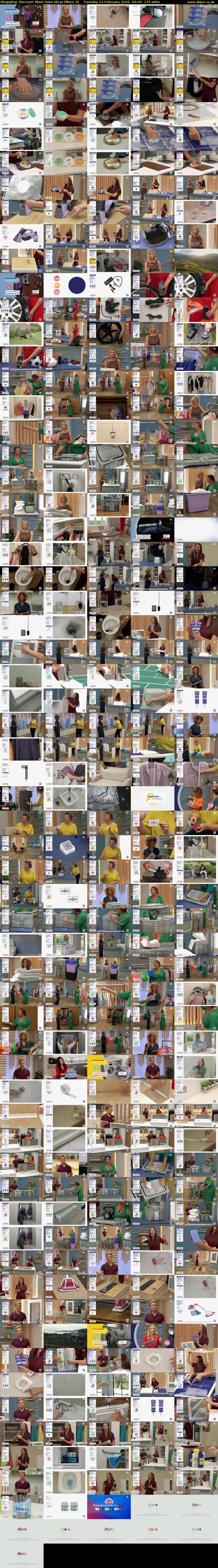 Shopping: Discover Must Have Ideas (More 4) Tuesday 24 February 2026 06:00 - 08:55