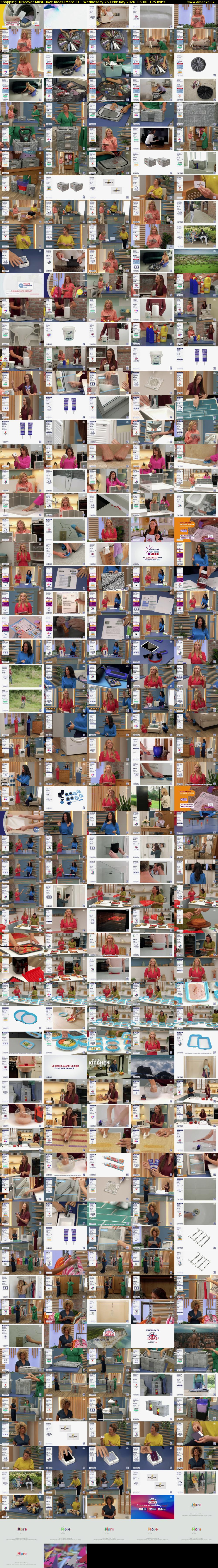 Shopping: Discover Must Have Ideas (More 4) Wednesday 25 February 2026 06:00 - 08:55