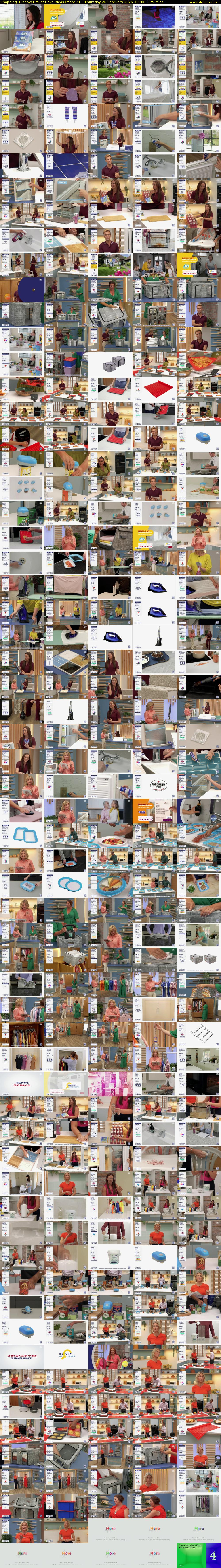 Shopping: Discover Must Have Ideas (More 4) Thursday 26 February 2026 06:00 - 08:55