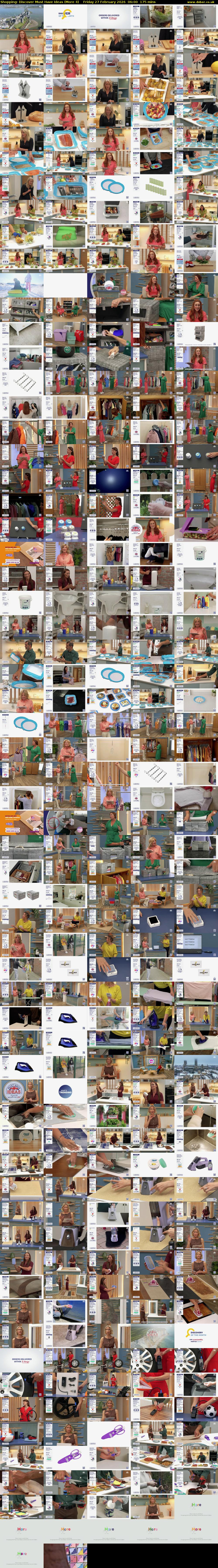 Shopping: Discover Must Have Ideas (More 4) Friday 27 February 2026 06:00 - 08:55