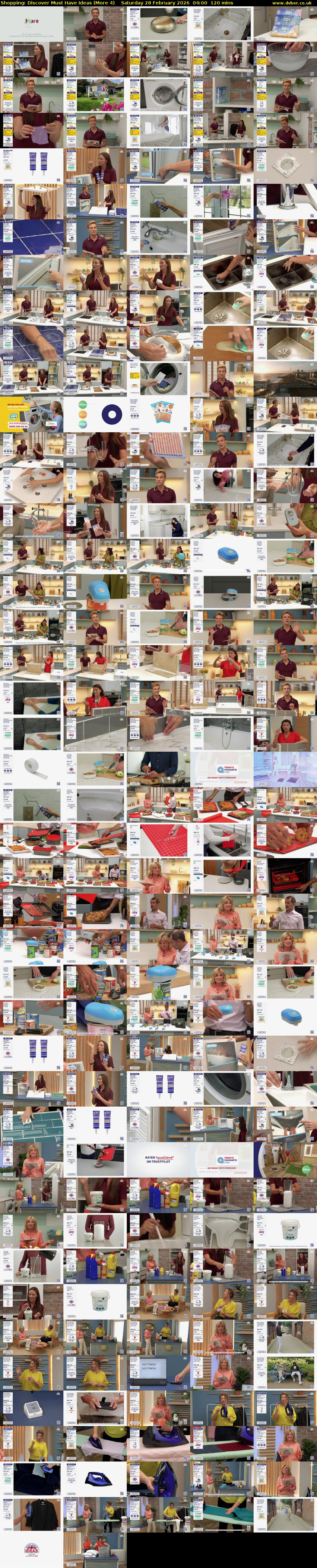 Shopping: Discover Must Have Ideas (More 4) Saturday 28 February 2026 04:00 - 06:00