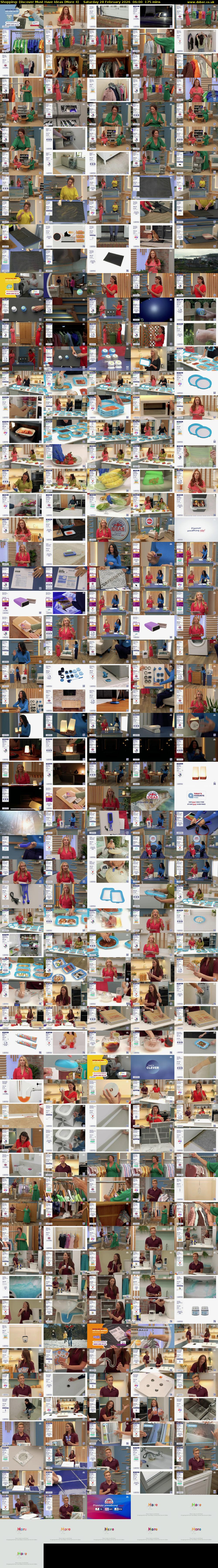 Shopping: Discover Must Have Ideas (More 4) Saturday 28 February 2026 06:00 - 08:55