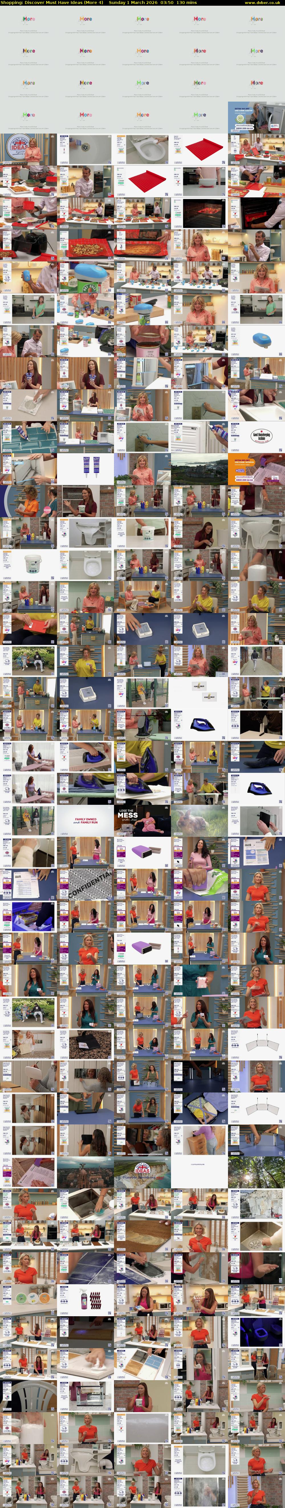 Shopping: Discover Must Have Ideas (More 4) Sunday 1 March 2026 03:50 - 06:00