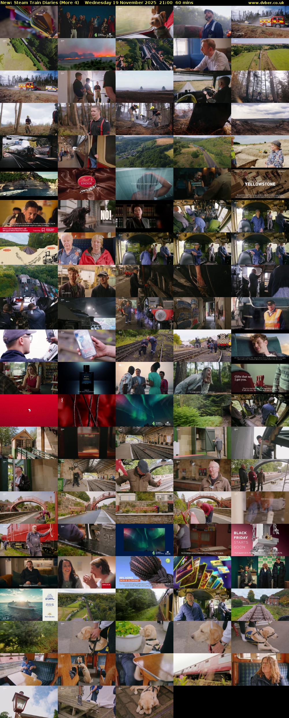 Steam Train Diaries (More 4) Wednesday 19 November 2025 21:00 - 22:00