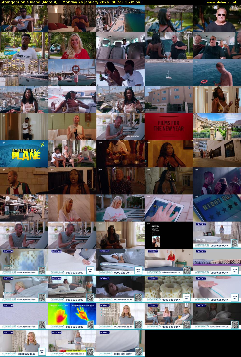 Strangers on a Plane (More 4) Monday 26 January 2026 08:55 - 09:30