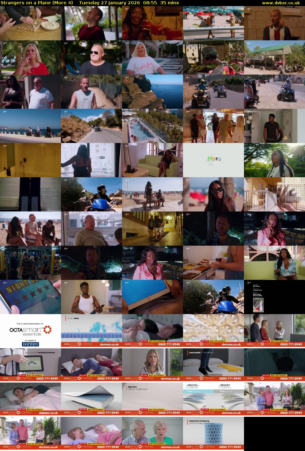 Strangers on a Plane (More 4) Tuesday 27 January 2026 08:55 - 09:30