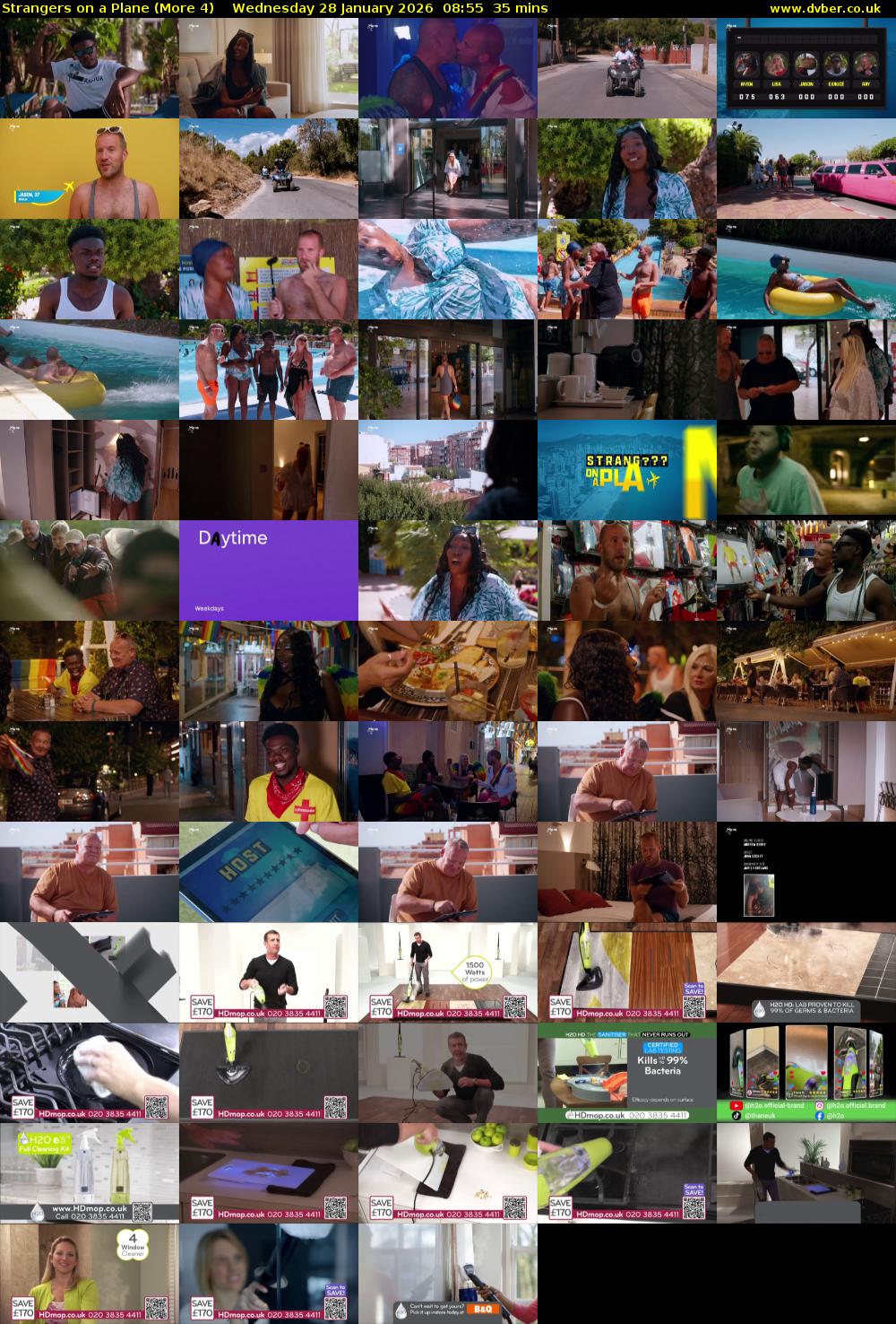 Strangers on a Plane (More 4) Wednesday 28 January 2026 08:55 - 09:30