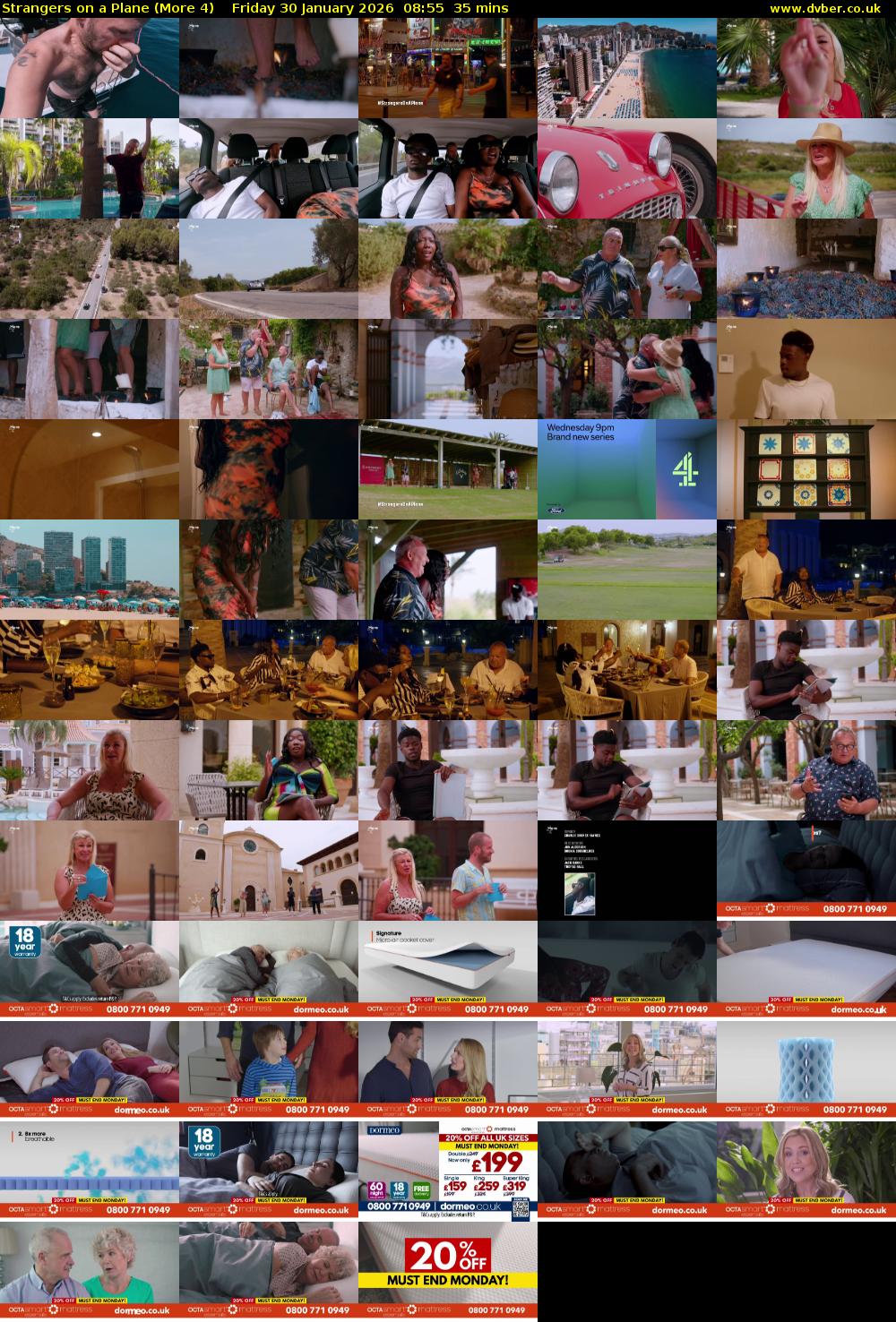 Strangers on a Plane (More 4) Friday 30 January 2026 08:55 - 09:30