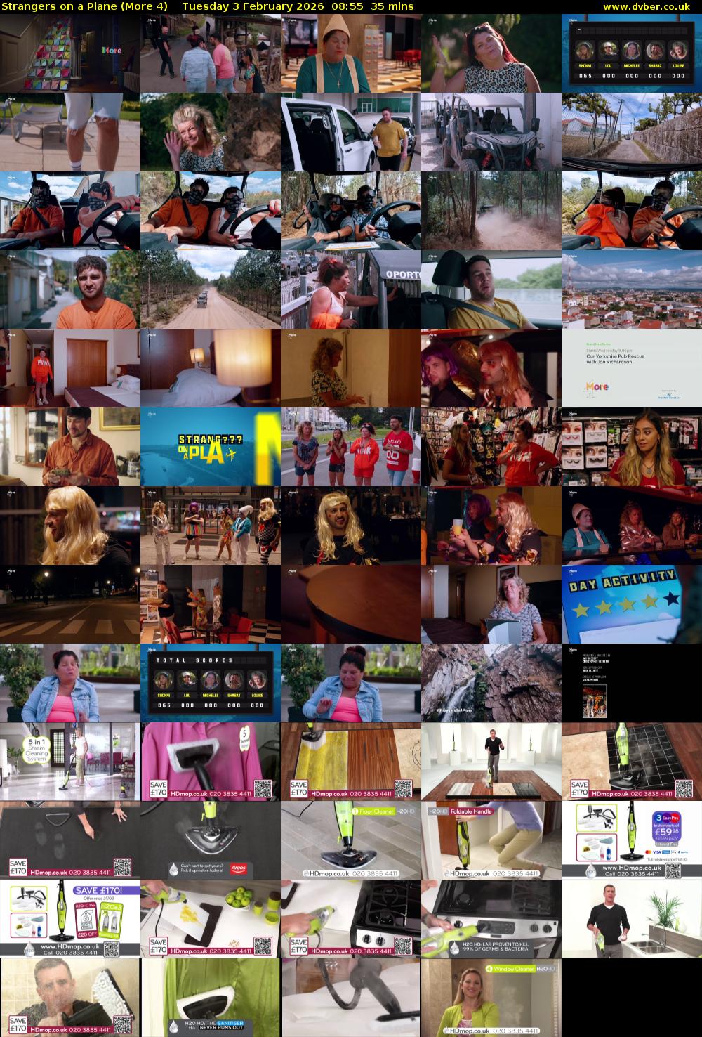 Strangers on a Plane (More 4) Tuesday 3 February 2026 08:55 - 09:30