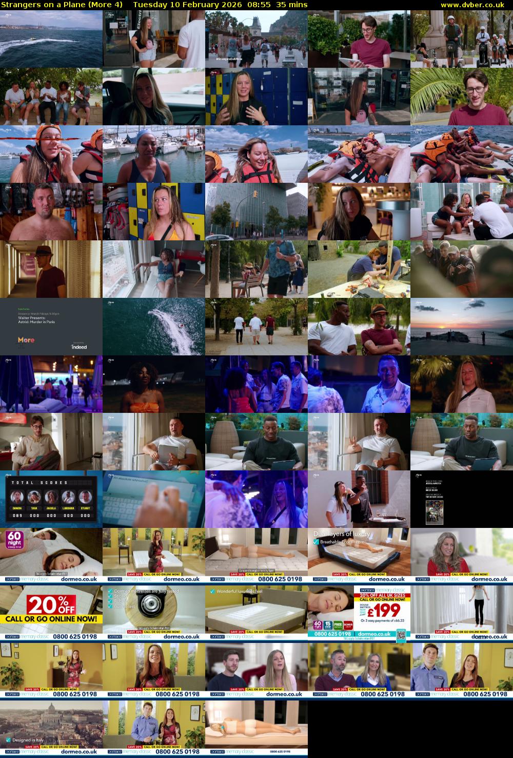 Strangers on a Plane (More 4) Tuesday 10 February 2026 08:55 - 09:30