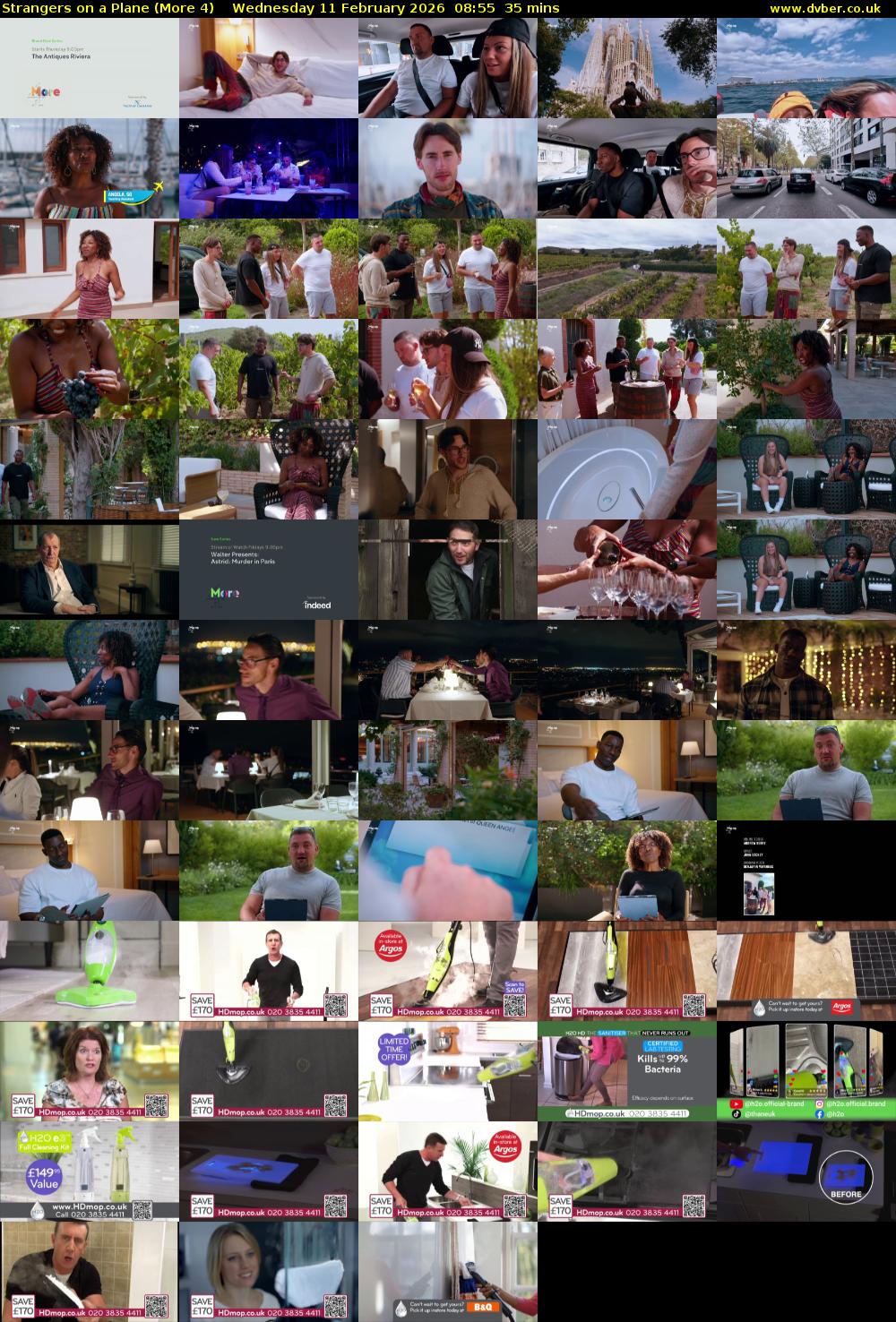 Strangers on a Plane (More 4) Wednesday 11 February 2026 08:55 - 09:30