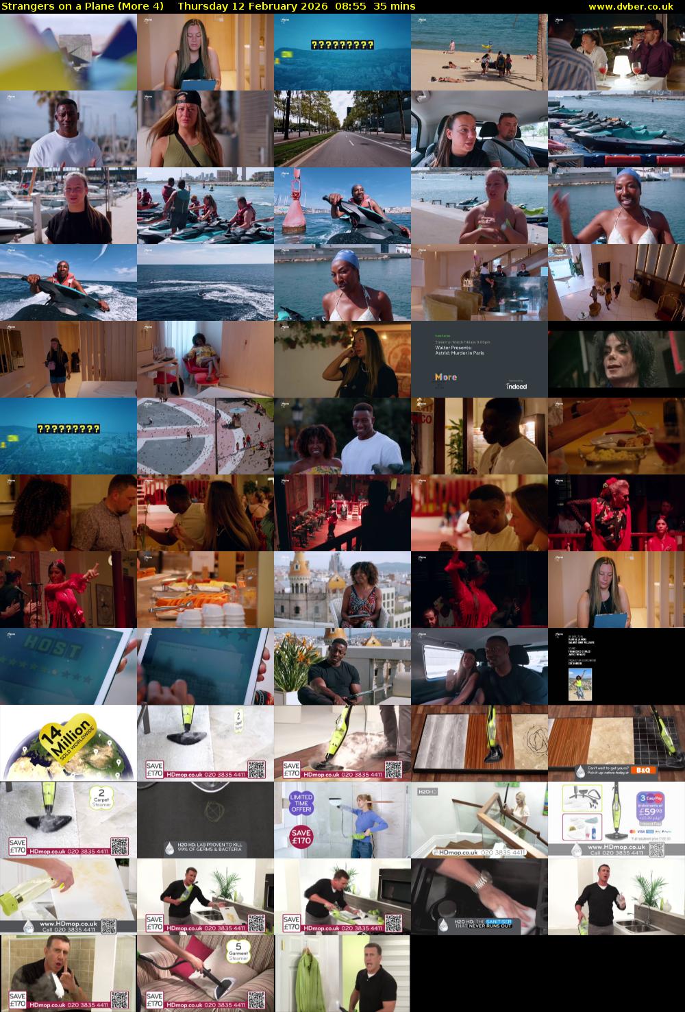 Strangers on a Plane (More 4) Thursday 12 February 2026 08:55 - 09:30