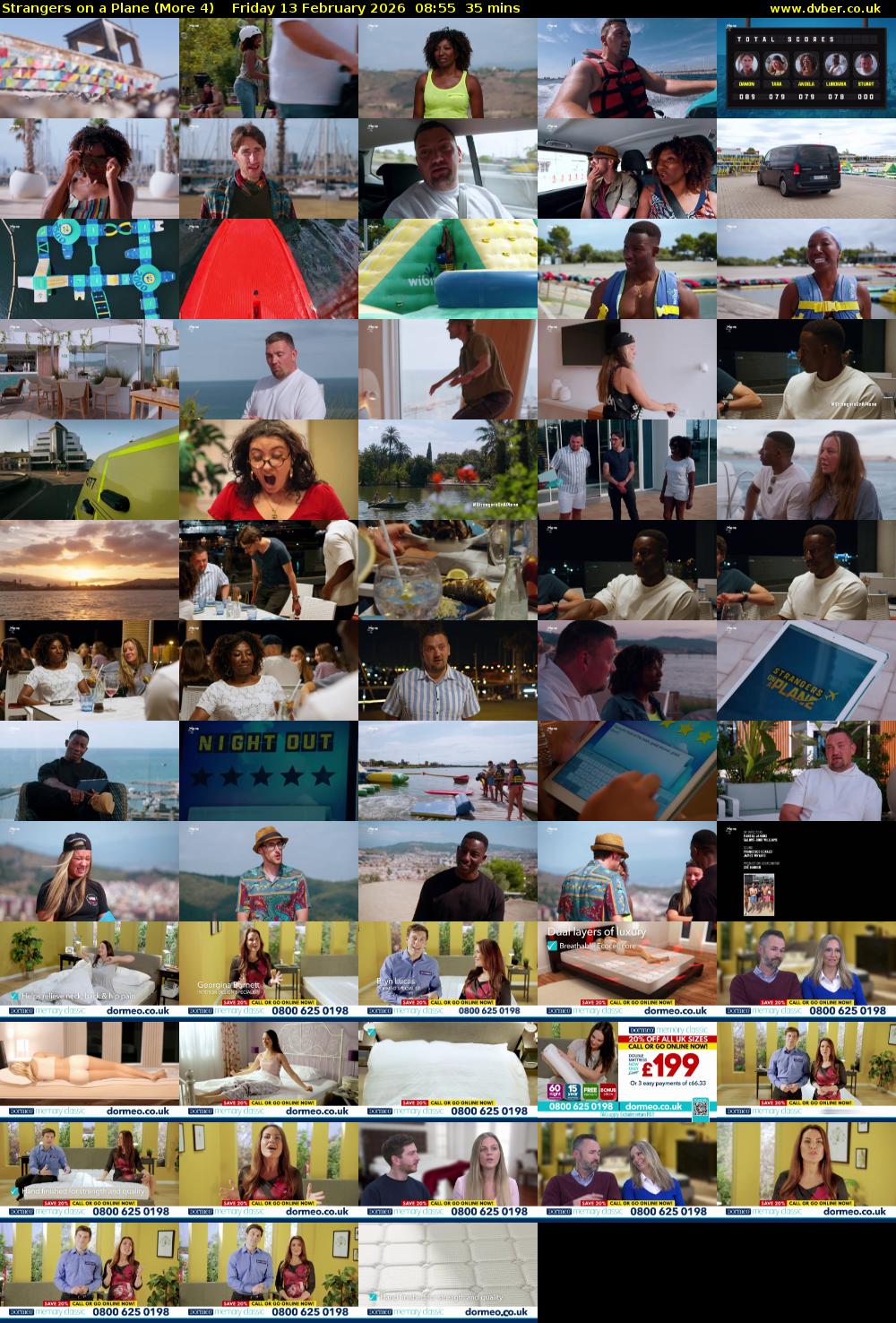 Strangers on a Plane (More 4) Friday 13 February 2026 08:55 - 09:30