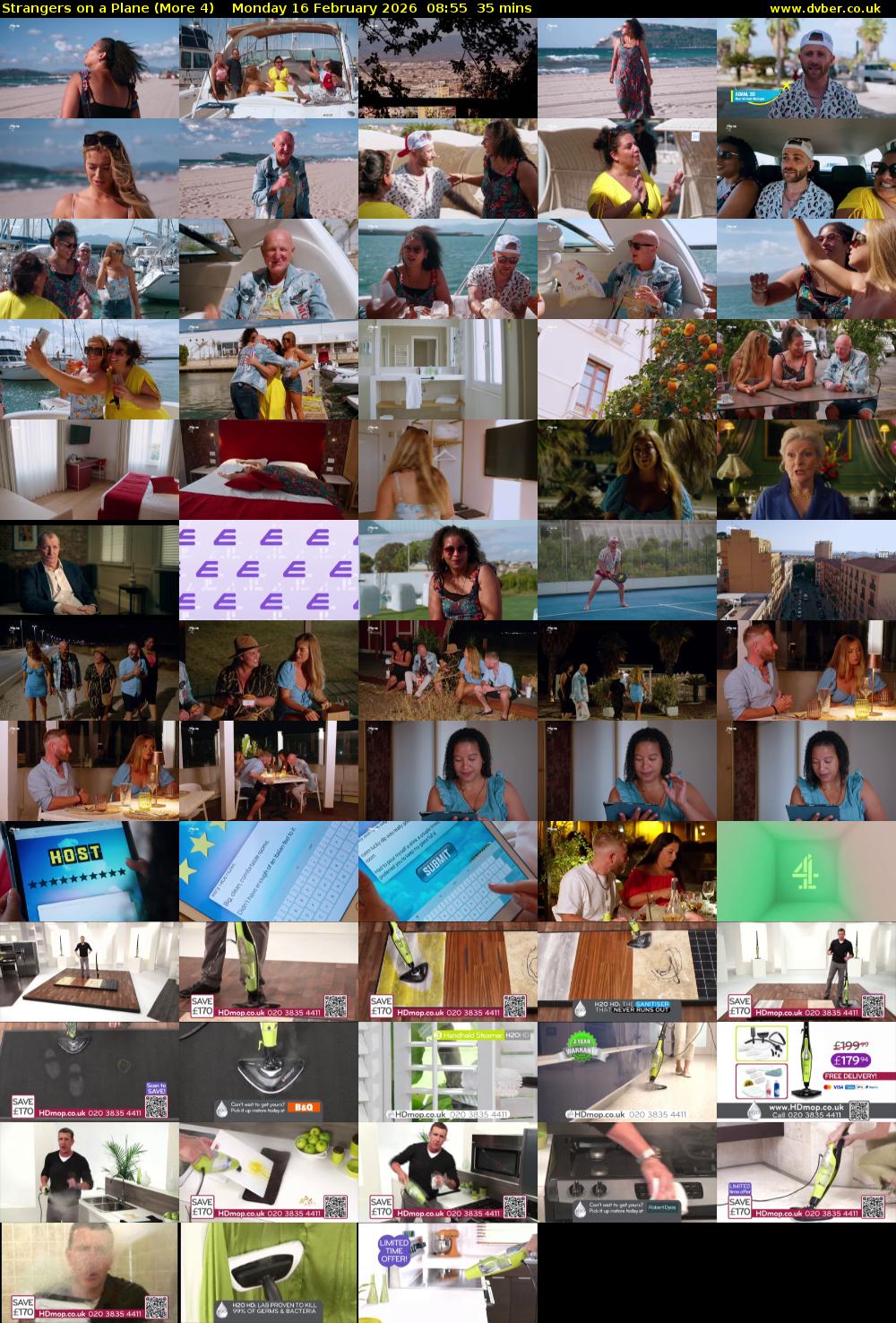 Strangers on a Plane (More 4) Monday 16 February 2026 08:55 - 09:30