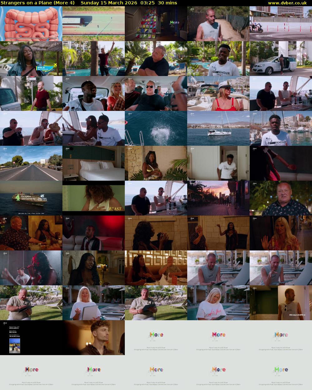 Strangers on a Plane (More 4) Sunday 15 March 2026 03:25 - 03:55