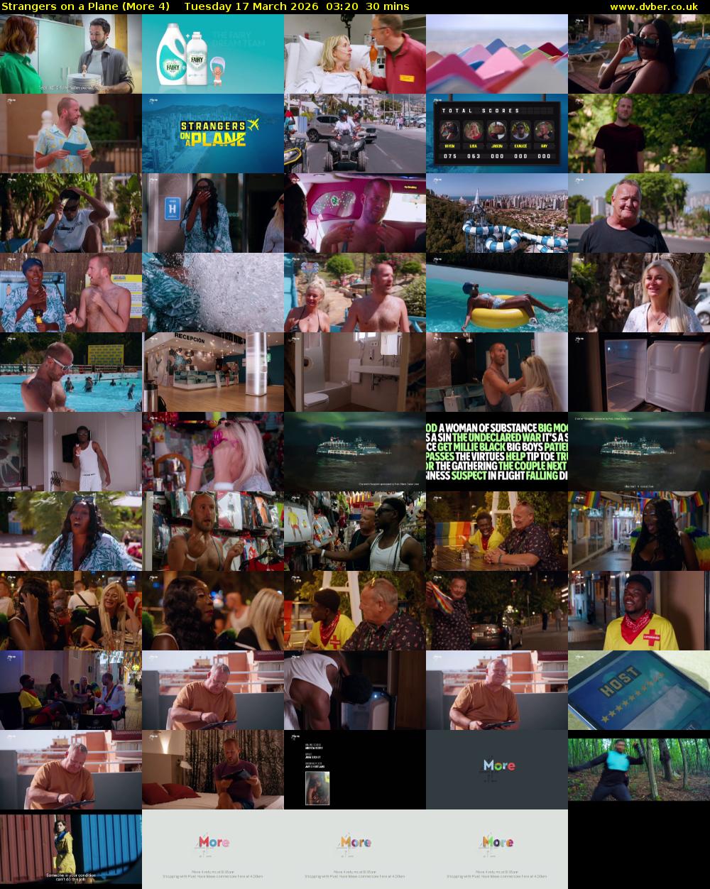 Strangers on a Plane (More 4) Tuesday 17 March 2026 03:20 - 03:50