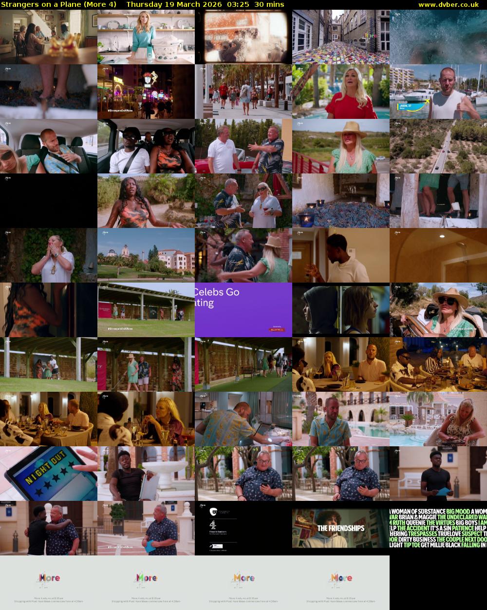 Strangers on a Plane (More 4) Thursday 19 March 2026 03:25 - 03:55