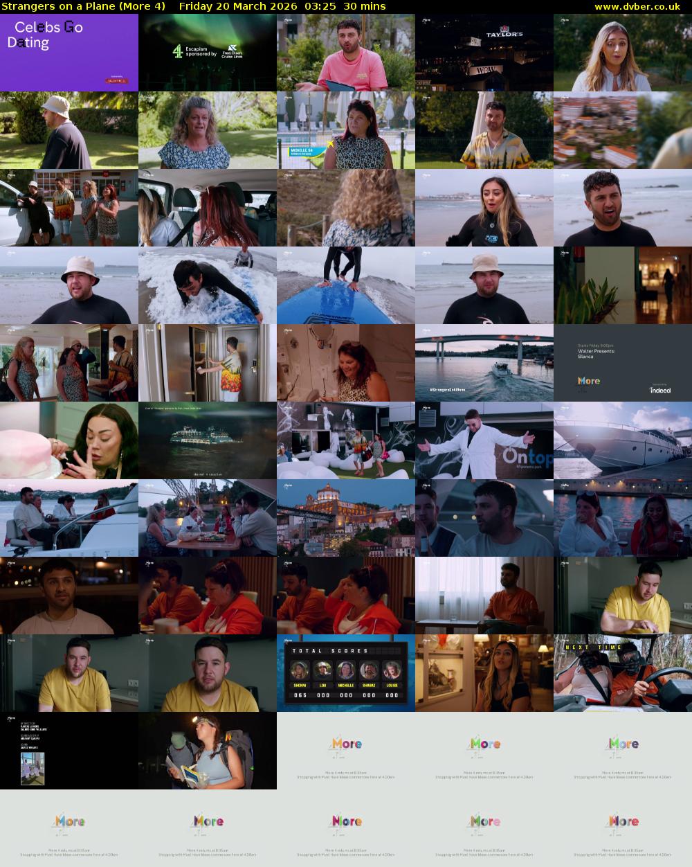 Strangers on a Plane (More 4) Friday 20 March 2026 03:25 - 03:55