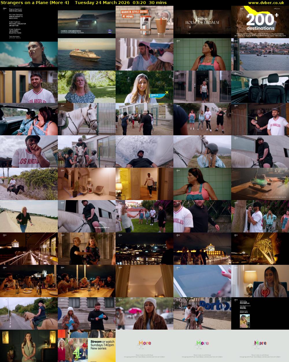 Strangers on a Plane (More 4) Tuesday 24 March 2026 03:20 - 03:50