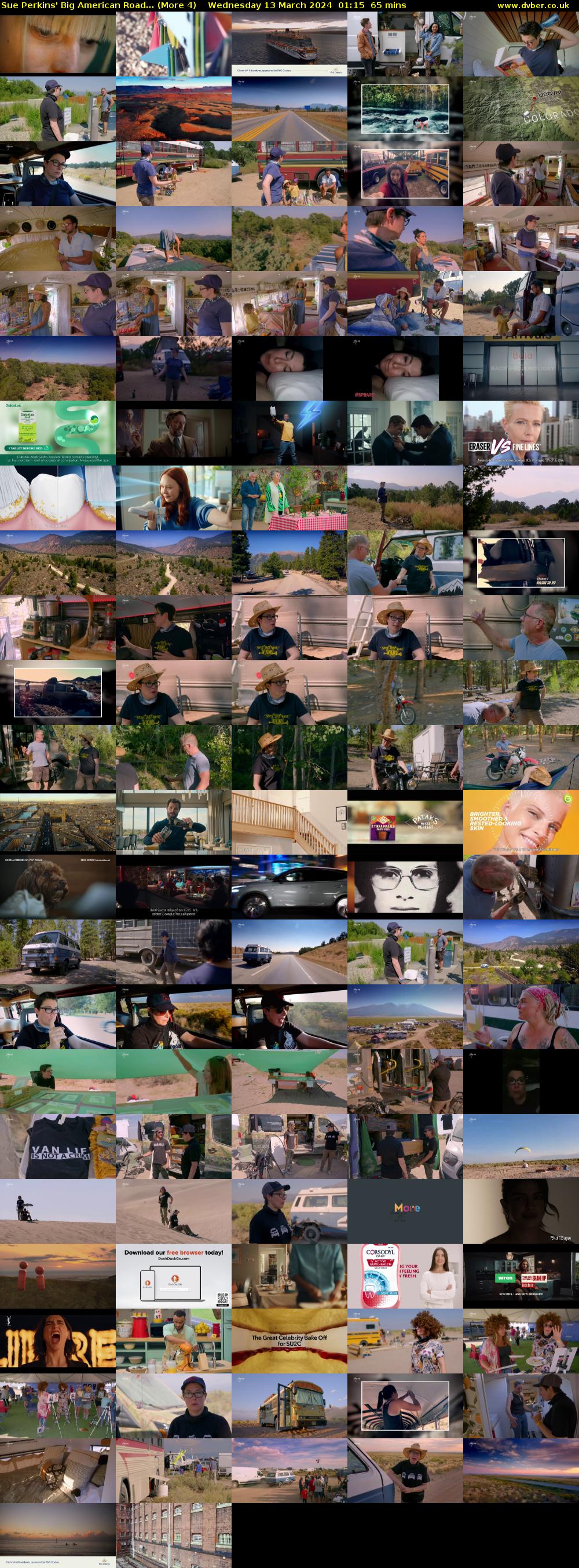 Sue Perkins' Big American Road... (More 4) Wednesday 13 March 2024 01:15 - 02:20
