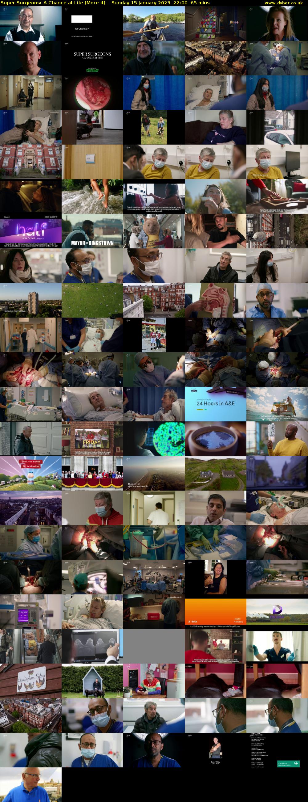Super Surgeons: A Chance at Life (More 4) Sunday 15 January 2023 22:00 - 23:05