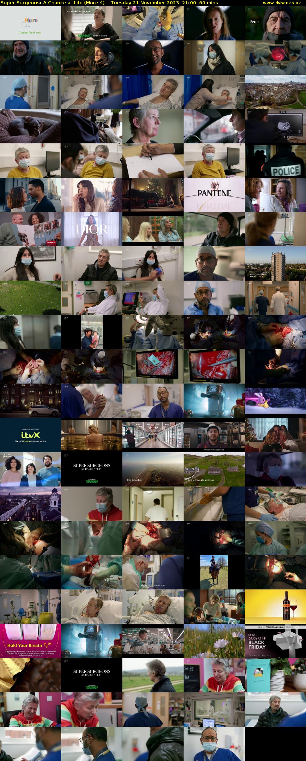 Super Surgeons: A Chance at Life (More 4) Tuesday 21 November 2023 21:00 - 22:00