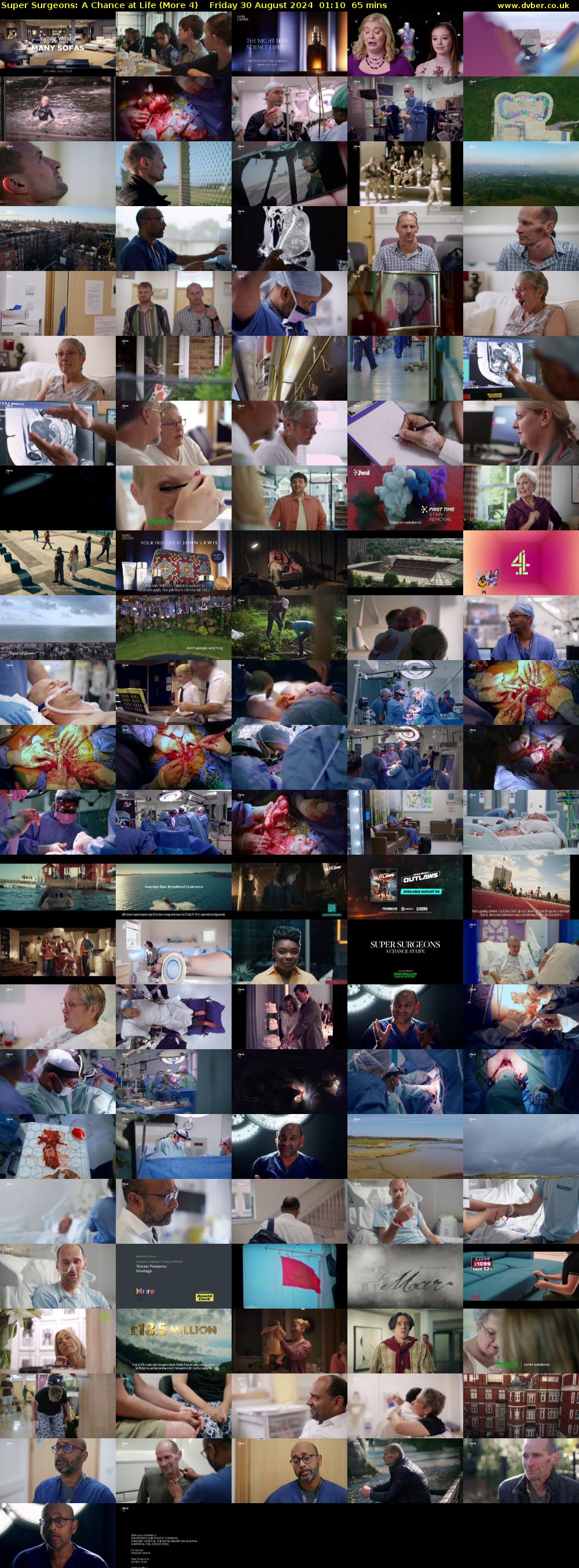 Super Surgeons: A Chance at Life (More 4) Friday 30 August 2024 01:10 - 02:15