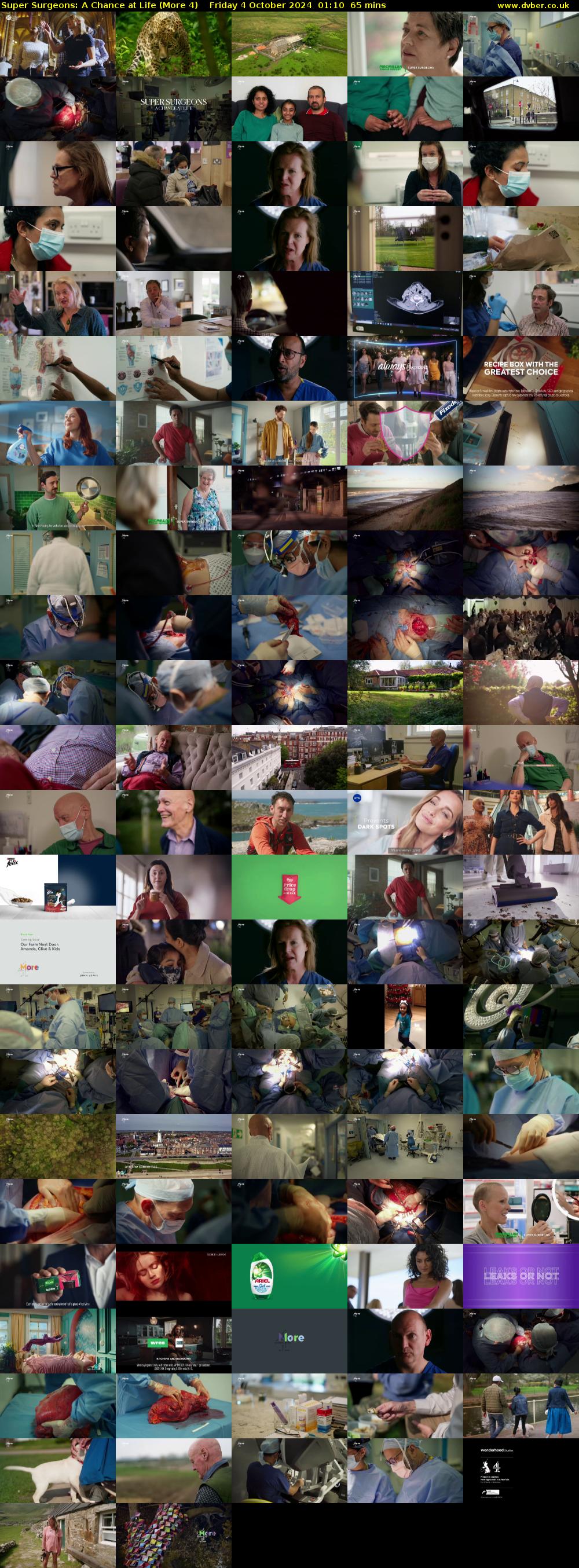 Super Surgeons: A Chance at Life (More 4) Friday 4 October 2024 01:10 - 02:15
