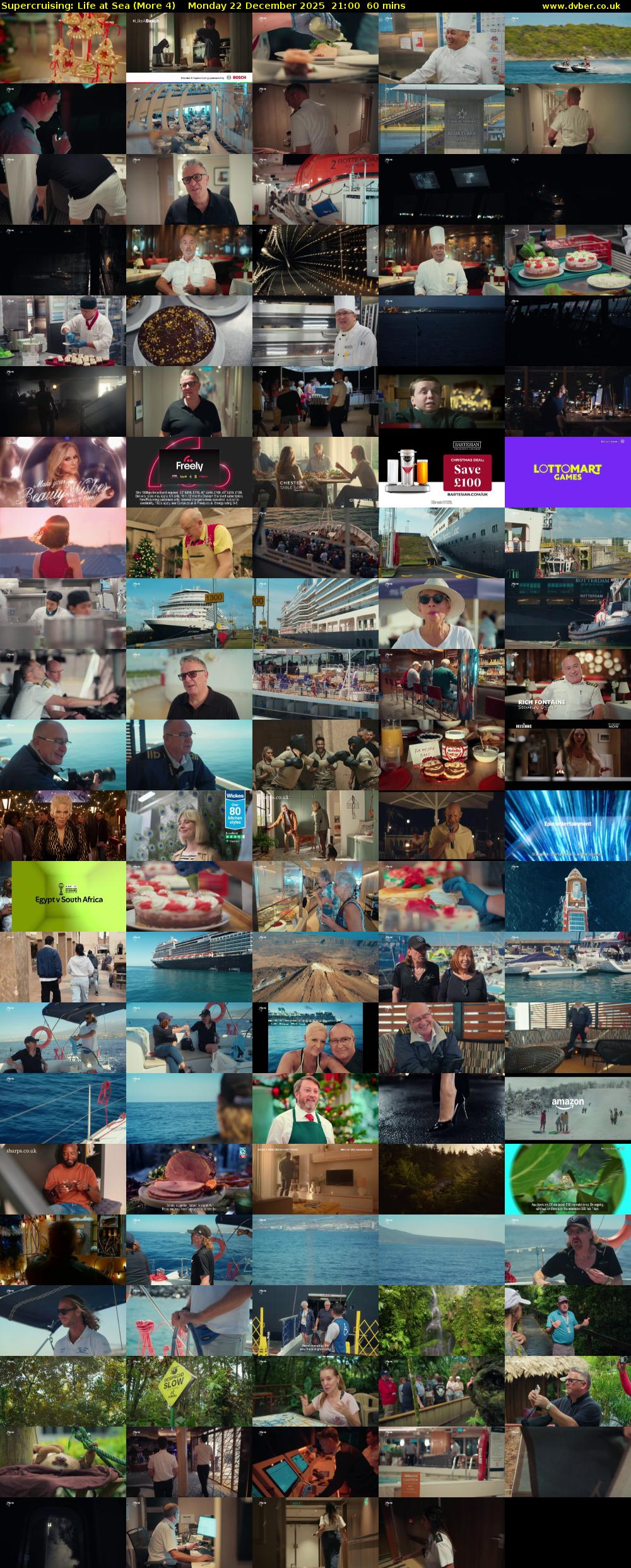 Supercruising: Life at Sea (More 4) Monday 22 December 2025 21:00 - 22:00