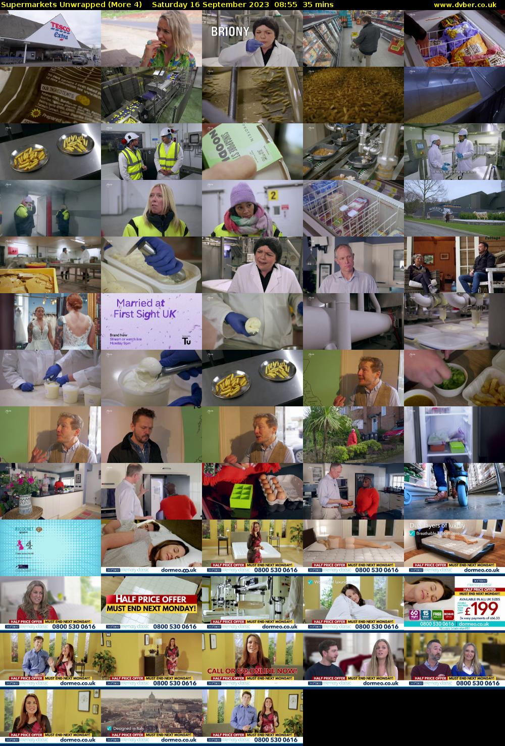 Supermarkets Unwrapped (More 4) Saturday 16 September 2023 08:55 - 09:30