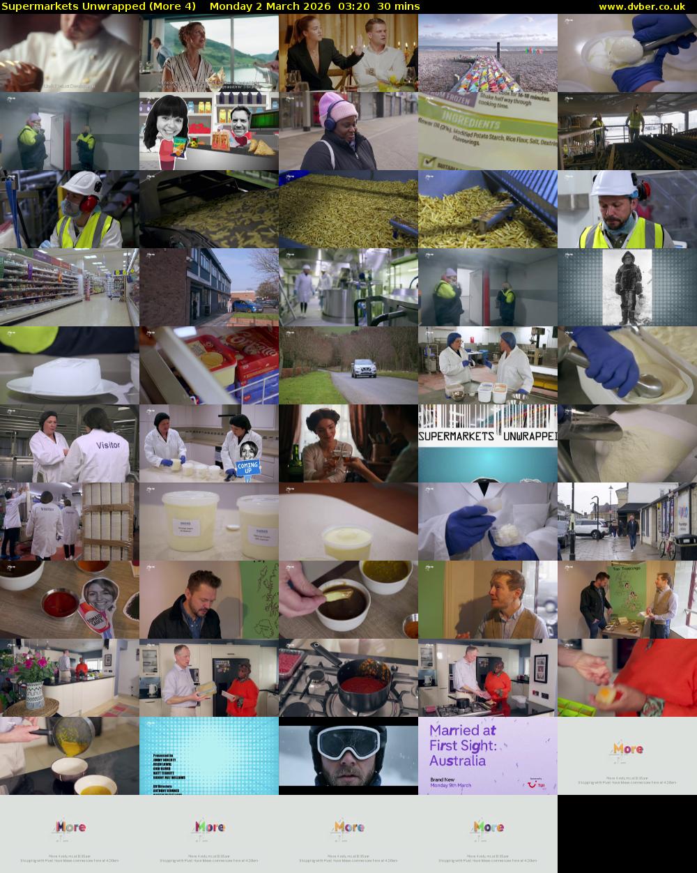 Supermarkets Unwrapped (More 4) Monday 2 March 2026 03:20 - 03:50