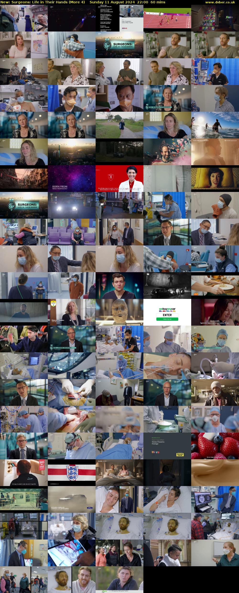 Surgeons: Life in Their Hands (More 4) Sunday 11 August 2024 22:00 - 23:00