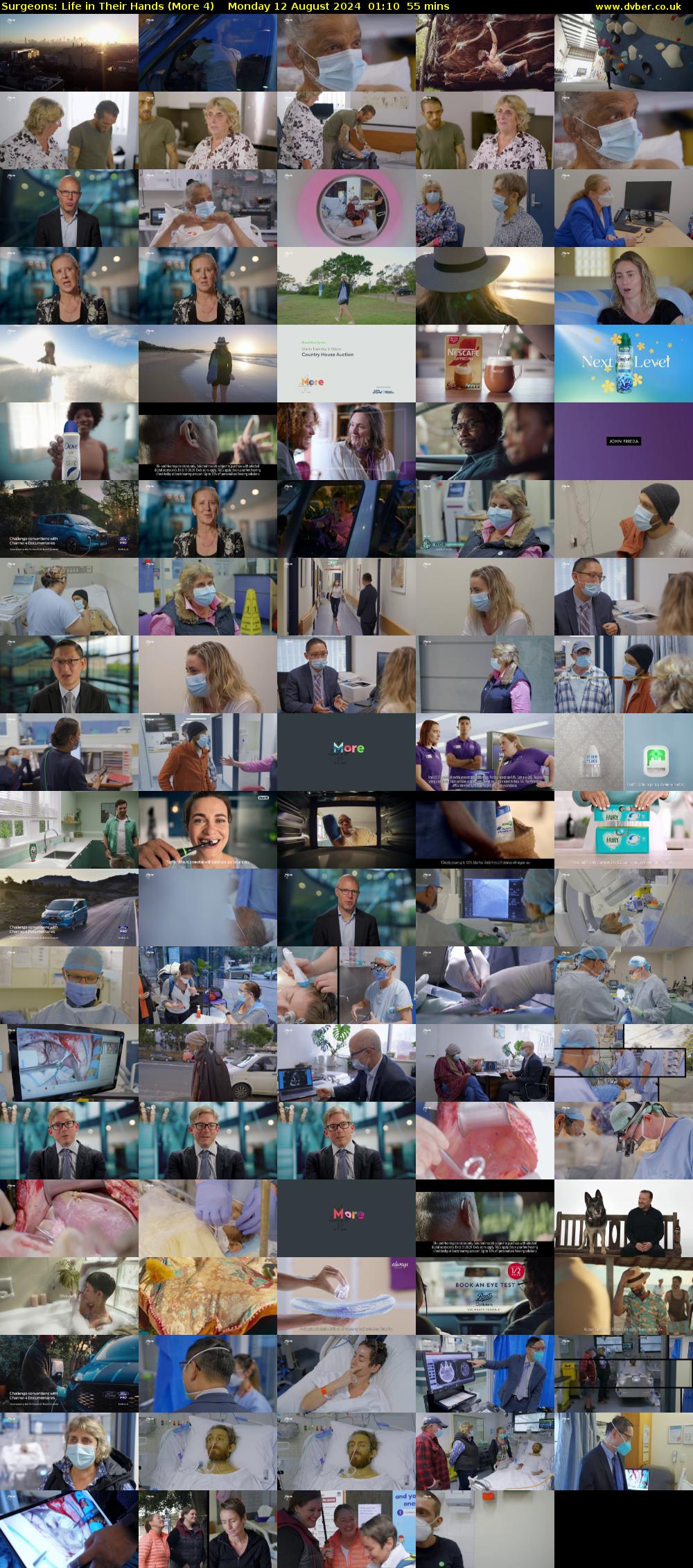 Surgeons: Life in Their Hands (More 4) Monday 12 August 2024 01:10 - 02:05