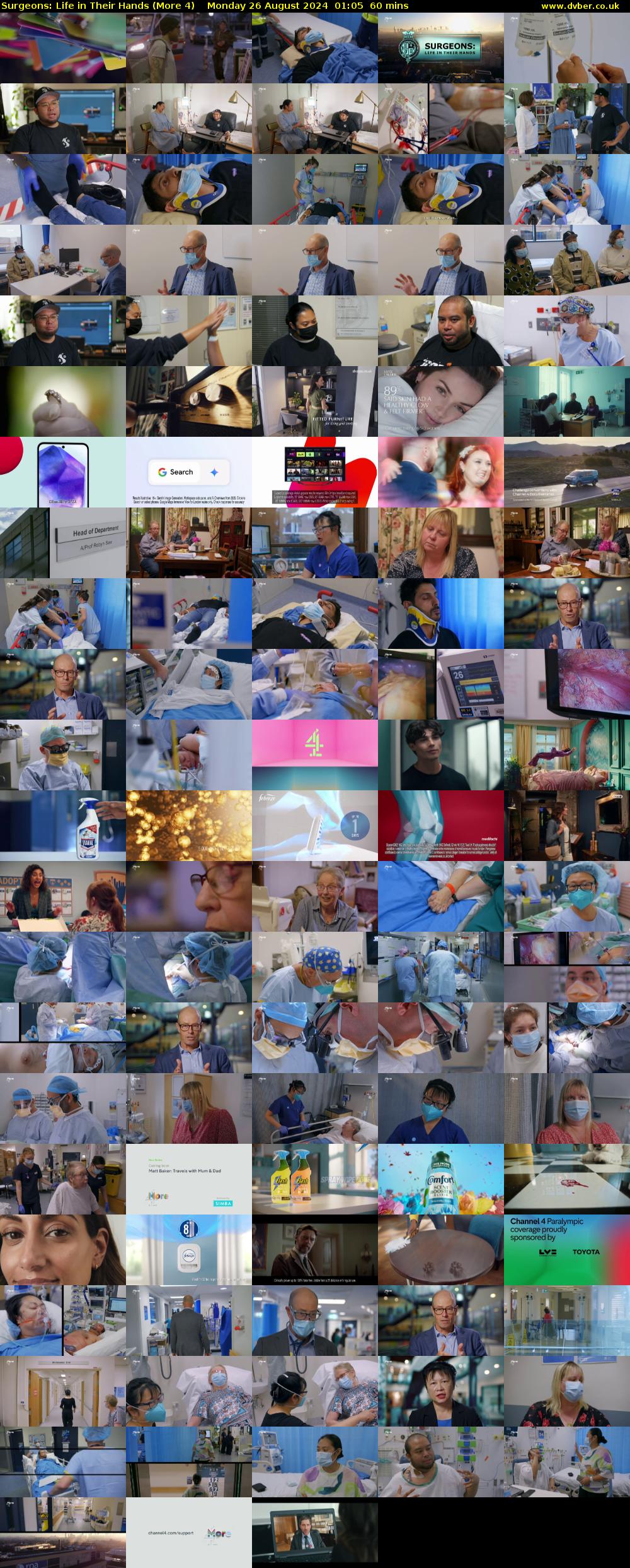 Surgeons: Life in Their Hands (More 4) Monday 26 August 2024 01:05 - 02:05