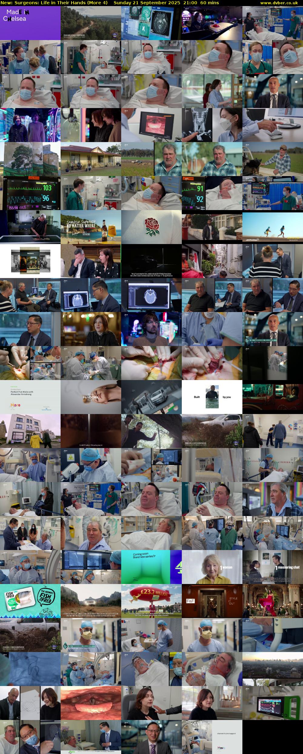 Surgeons: Life in Their Hands (More 4) Sunday 21 September 2025 21:00 - 22:00